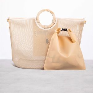 BEIS The Beach Bag in Beige Limited Edition